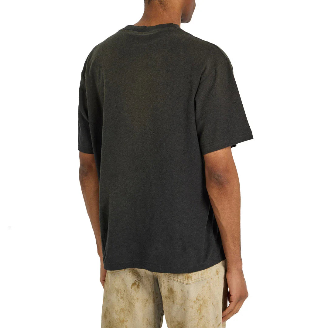 Acne Studios Stockholm Logo T-Shirt Relaxed Fit Black