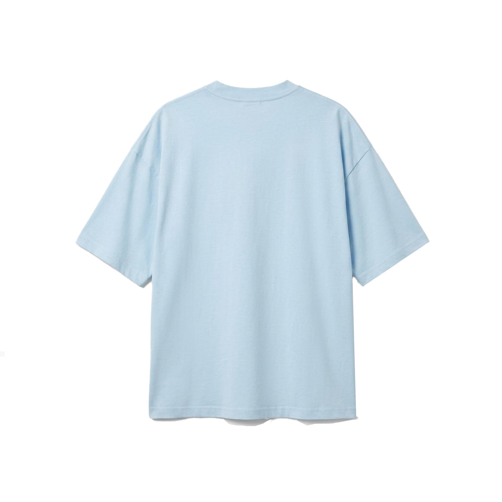 Acne Studios Stockholm Logo T-Shirt Relaxed Fit Blue