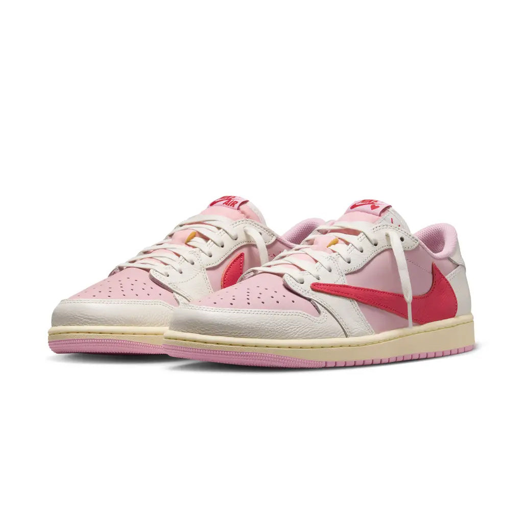 Air Jordan 1 Retro Low OG SP Travis Scott Sail Tropical Pink