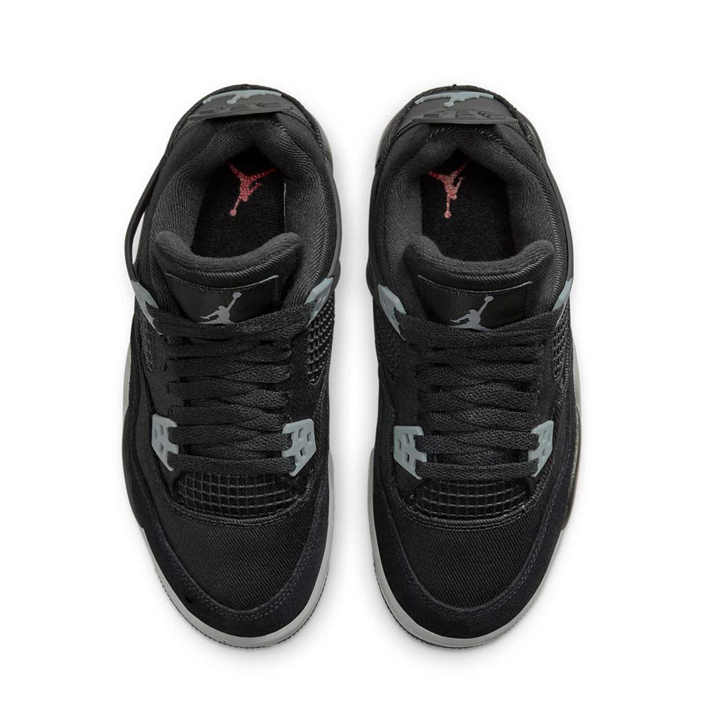 Air Jordan 4 Retro Black Canvas GS