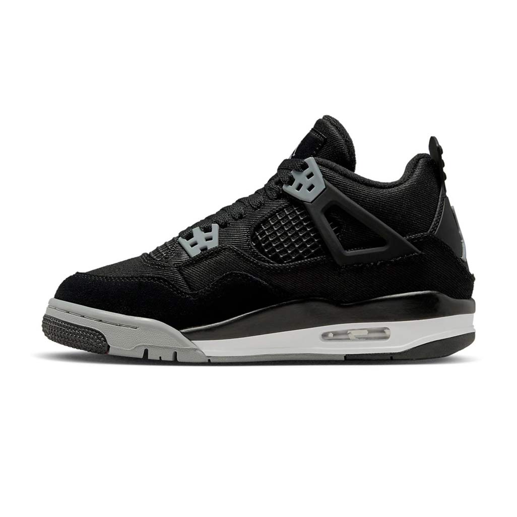 Air Jordan 4 Retro Black Canvas GS